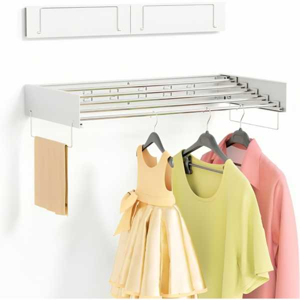 Wall-Mounted Laundry Drying Rack